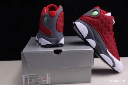 JORDAN FLINT RED GYM RETRO 13 GREY - 1123
